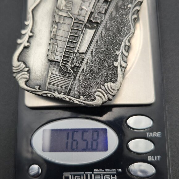 Locomotive Train Year 1984 Vintage Belt Buckle B885 - Picture 7 of 7